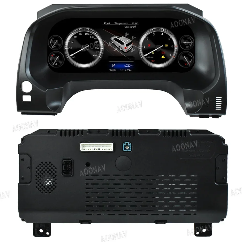 Car Digital Cluster For Land Cruiser Prado 150 2006-2020 Linux Instrument LCD Screen Speedometer Dashboard Display Panel