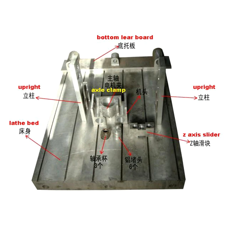 DIY Customized CNC 6090 Aluminum Frame 600x900mm 80mm Spindle Clamp Linear Bearing with 3pcs 57-311 Stepper Motors for CNC 6090