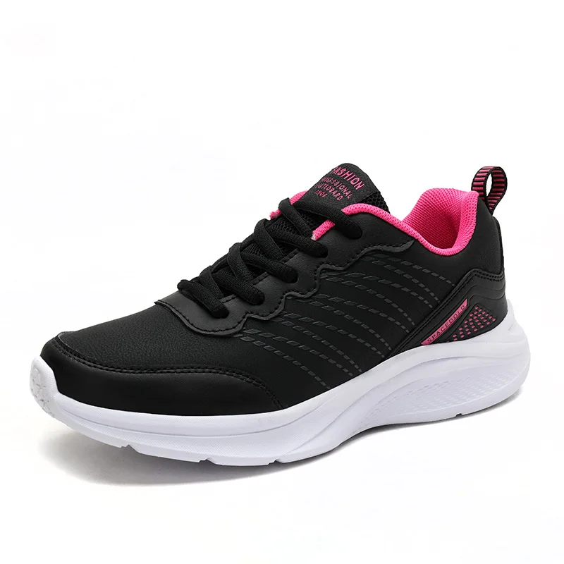 Women's Casual Running Shoes Lightweight Fashion Outdoor Recreation Sneakers Breathable Comfort Lace Up Sports Shoes Fitness