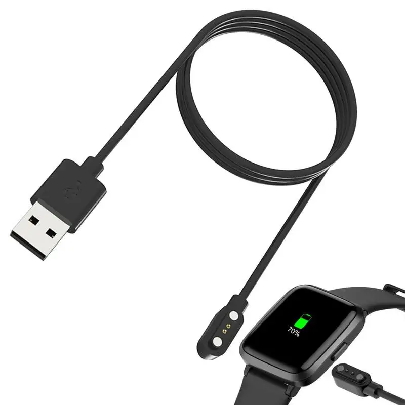 Charging USB Cable for Lenovo HW12 HW16 Smart Watch 2 Pin Strong Magnetic Suction Charger Drop Shipping