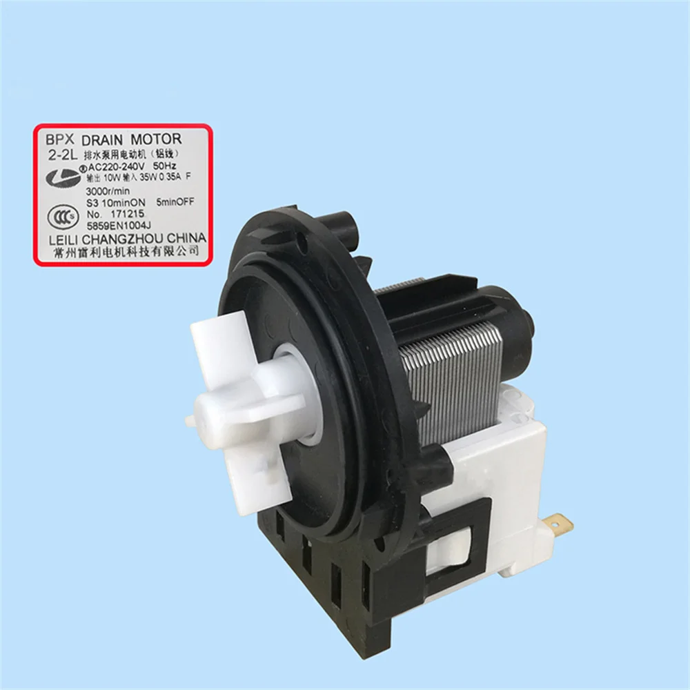 1 шт. AC220-240V сливной двигатель BPX2-2L 5859EN1004J двигатель сливного насоса для барабанной стиральной машины LG, запасные части, аксессуары