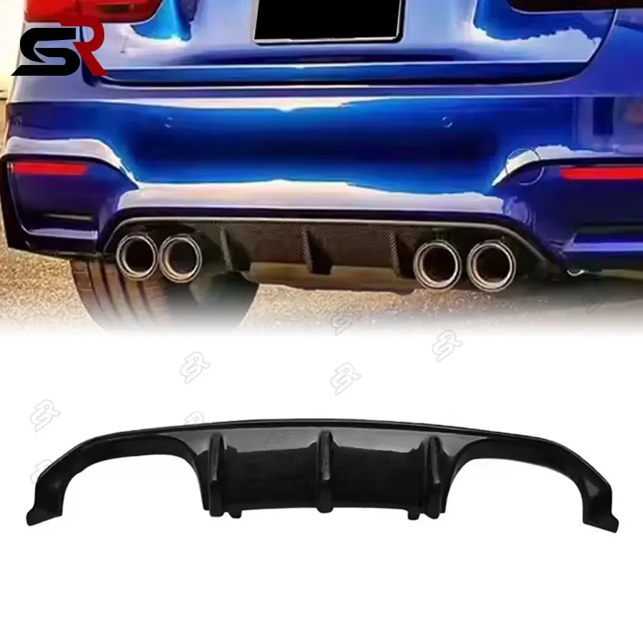 

Для BMW F80 M3 F82 F83 M4 14-17 задний бампер из углеродного волокна, диффузор, задний спойлер, задняя губа, Стайлинг автомобиля, автомобильные аксессуары