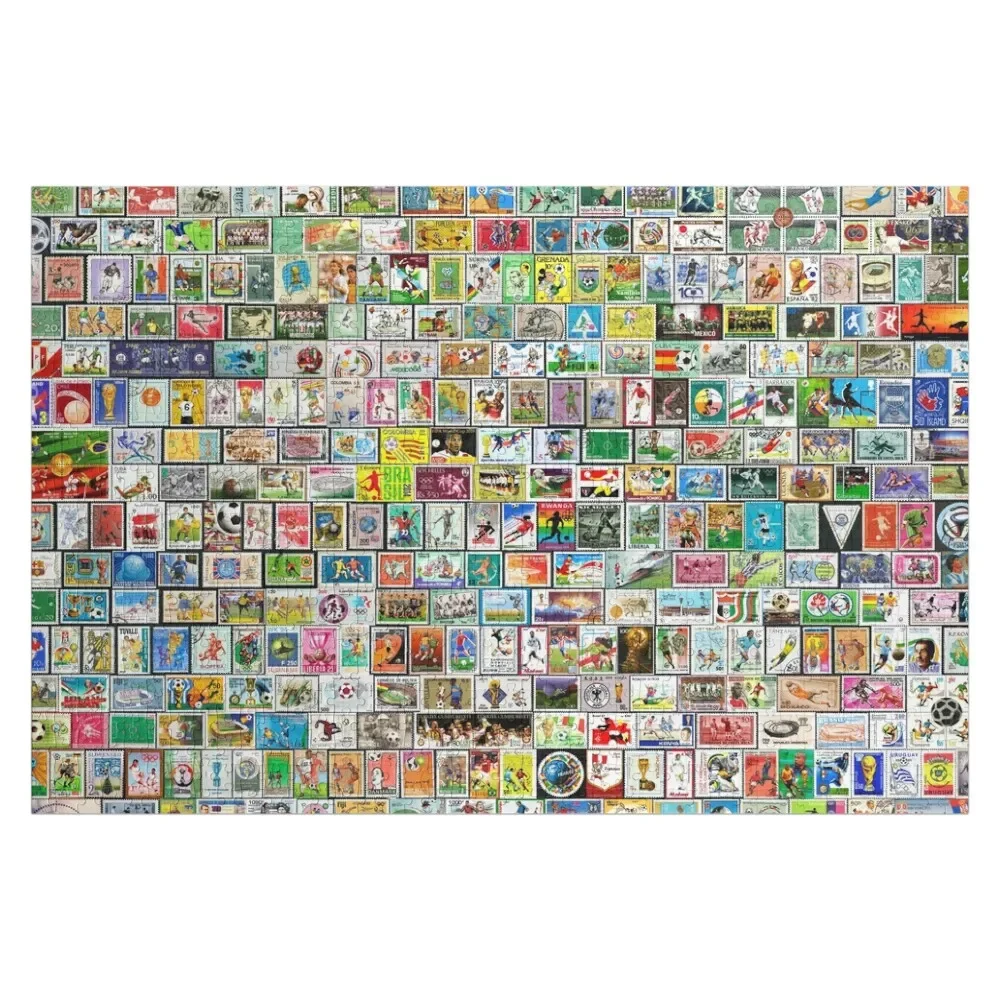 

Soccer Stamps Jigsaw Puzzle Personalize Iq Puzzle