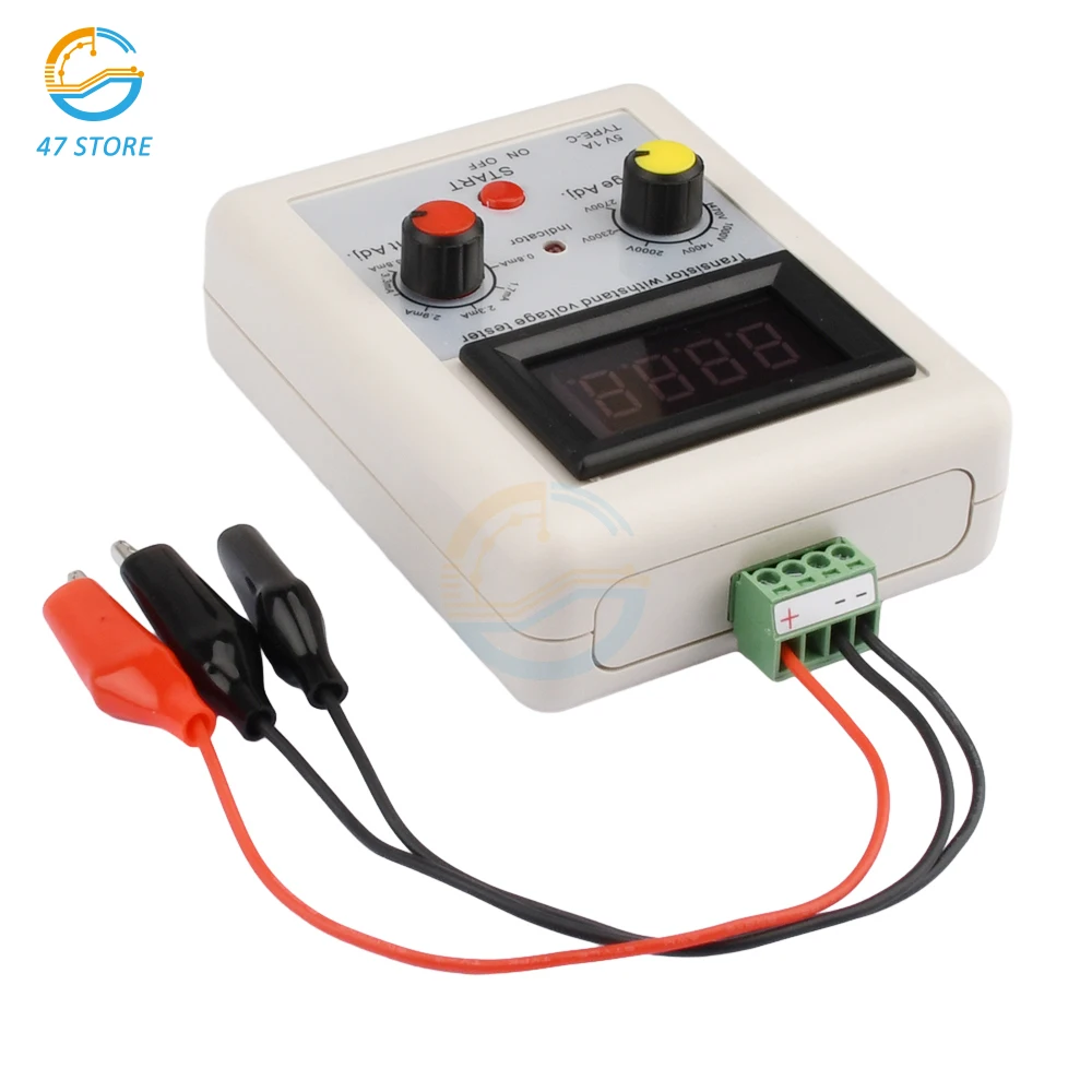 IGBT Transistor Withstand Voltage Tester 110V-2600V Voltage Capability Tester Diode MOS Triode Digital Voltmeter Testing Tool