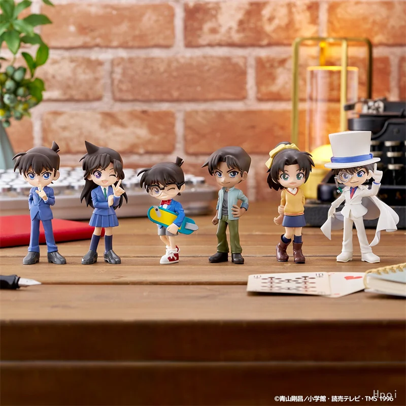 

Original 9Cm 6Pcs PalVerse Kudou Shinichi Detective Conan Anime Figure Toys For Kids Gift Collectible Model Ornaments