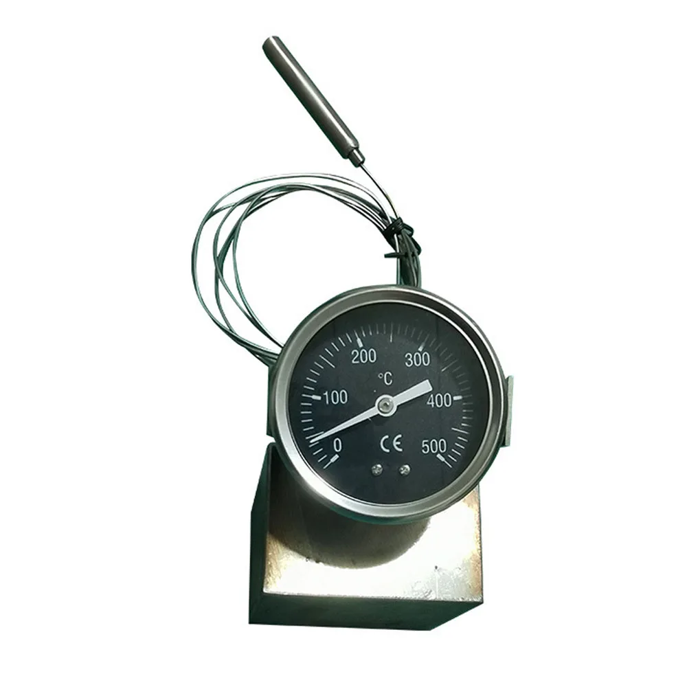 Pizza Stove Stainless Steel Thermometer, Pointer Type Temperature Display, Metal Plate Thermometer. High Temperature Resistance.