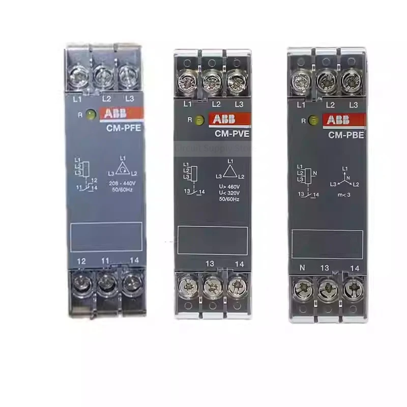 ABB Phase Sequence Relay CM-PFE-PFS. S-PVE-MPS-PVS.41S-PAS. 41S-PBE, AC Phase Sequence Relay
