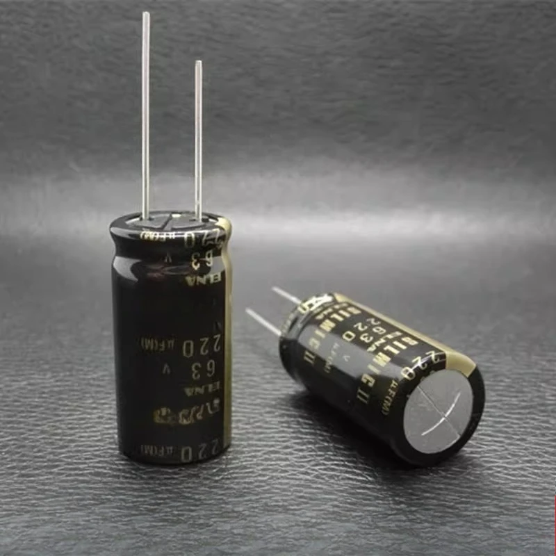 Brand New Original for ELNA SILMIC II 63v220uF Audiophile Electrolytic Capacitor /10pcs