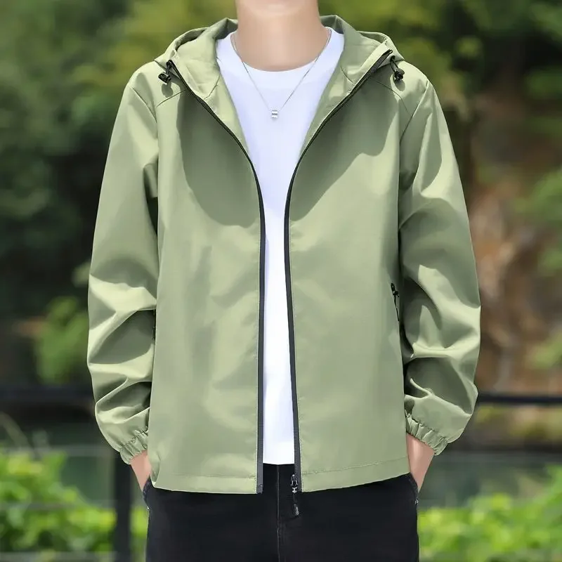 

Jacket New Casual Hooded Jacket Men's Outdoor Jacket JJ663
