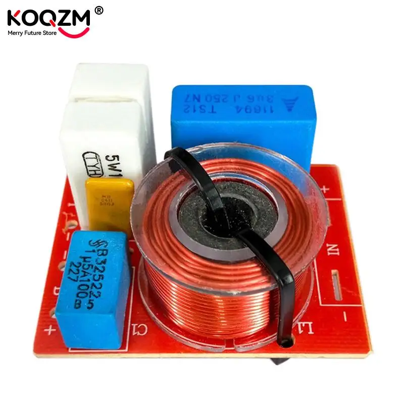 Divisor de Frequência Ajustável de Graves Agudos, Coluna 2 Way, Filtros Crossover de Áudio, 4-6 Polegadas, 4-8 Ohms, 48Hz-20KHz, 80W