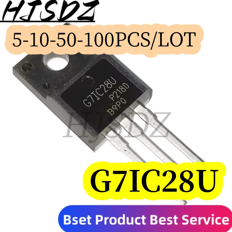 5-10-50-100PCS/LOT. IRG7IC28U IRG71C28U G7IC28U G71C28U TO-220F nuevo