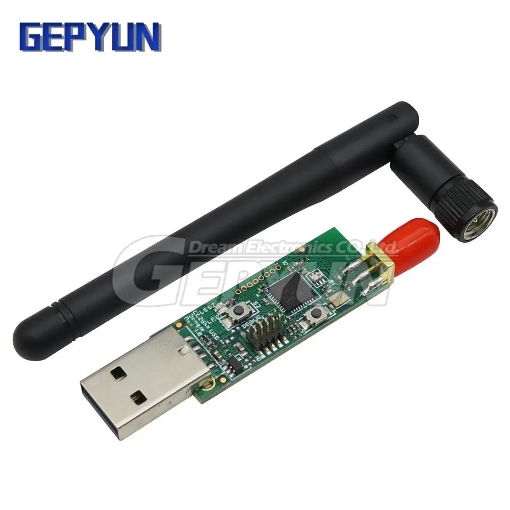 Wireless Zigbee CC2531 Sniffer Bare Board Packet Protocol Analyzer USB Interface Dongle Capture Packet Module +Antenna