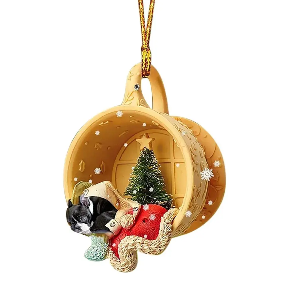 

2 Pcs New House Decor Pendant Dachshund Pendant Christmas Decoration Mreey Christmas Hanging Basket