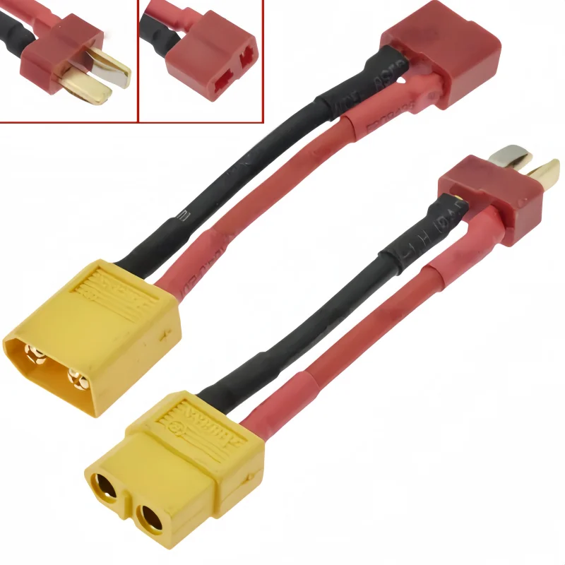

XT60 to T-Plug male/female,lithium battery balanced charging extension line conversion, model aircraft battery adapter cable
