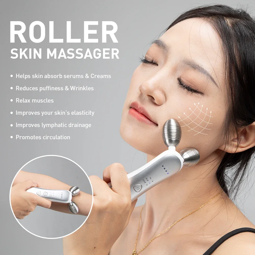 Micro-current facial equipment, facial massager, electric face lift, handheld skin care, facial toning equipment