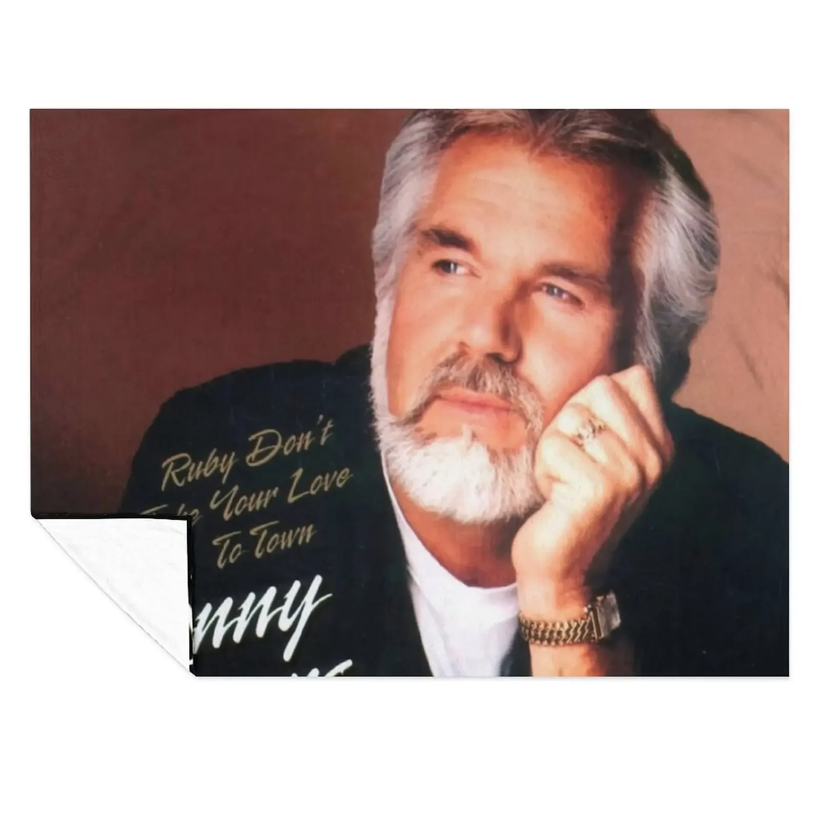 

kenny rogers Throw Blanket Picnic Sofa Throw Blankets For Bed for winter Blankets