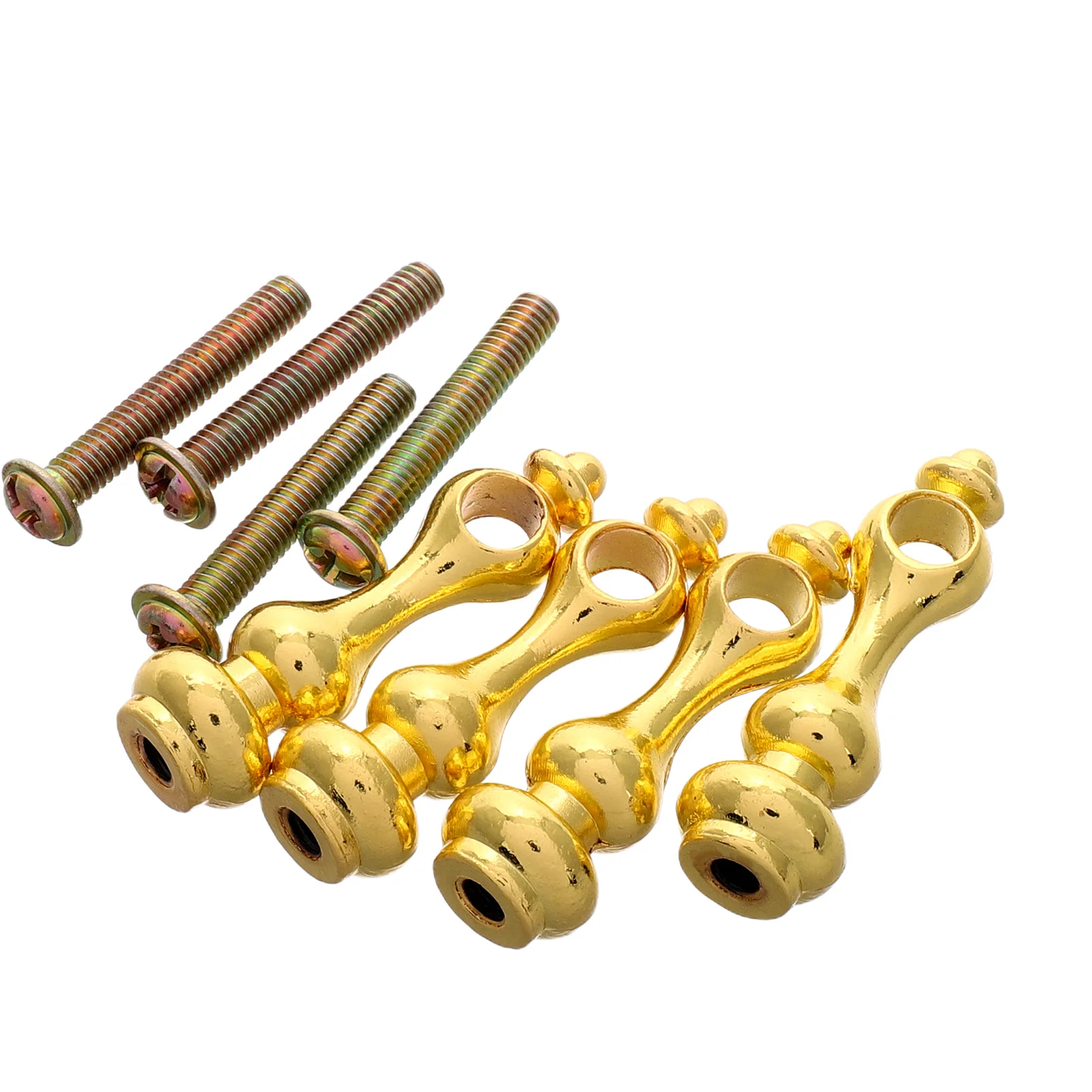 4Pcs Metal Fence Connectors Sturdy Railing Post Caps Cabinet Spindles Glass Indoor Furniture Gallery Repair