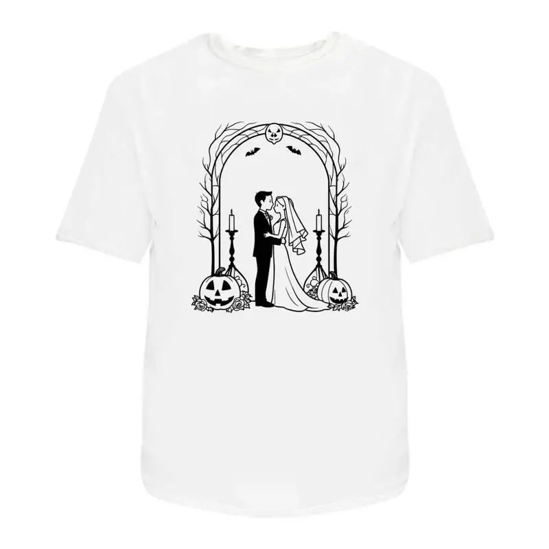 

Halloween Wedding' Cotton T Shirt Ta050142