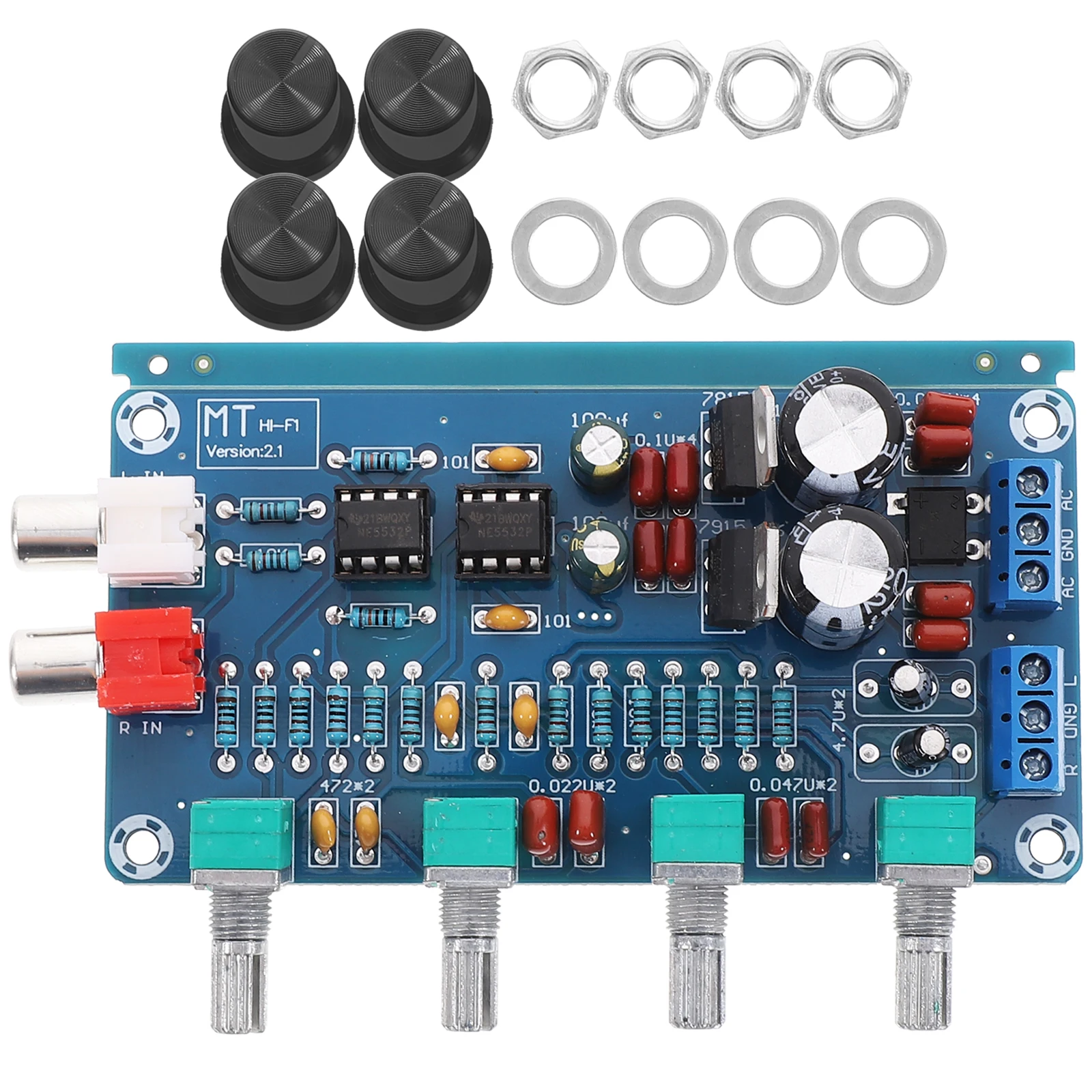 

Tone Board Subwoofer Amplifier DIY Speakers Electronic Audio Component Preamp Low Noise Clear Sound Adjustable