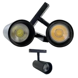 S20 Magnetic Track Spotlights LED Chips Lamp Head DC48V 12W For Recessed/Ceiling/Pendant Track Lighting System Home