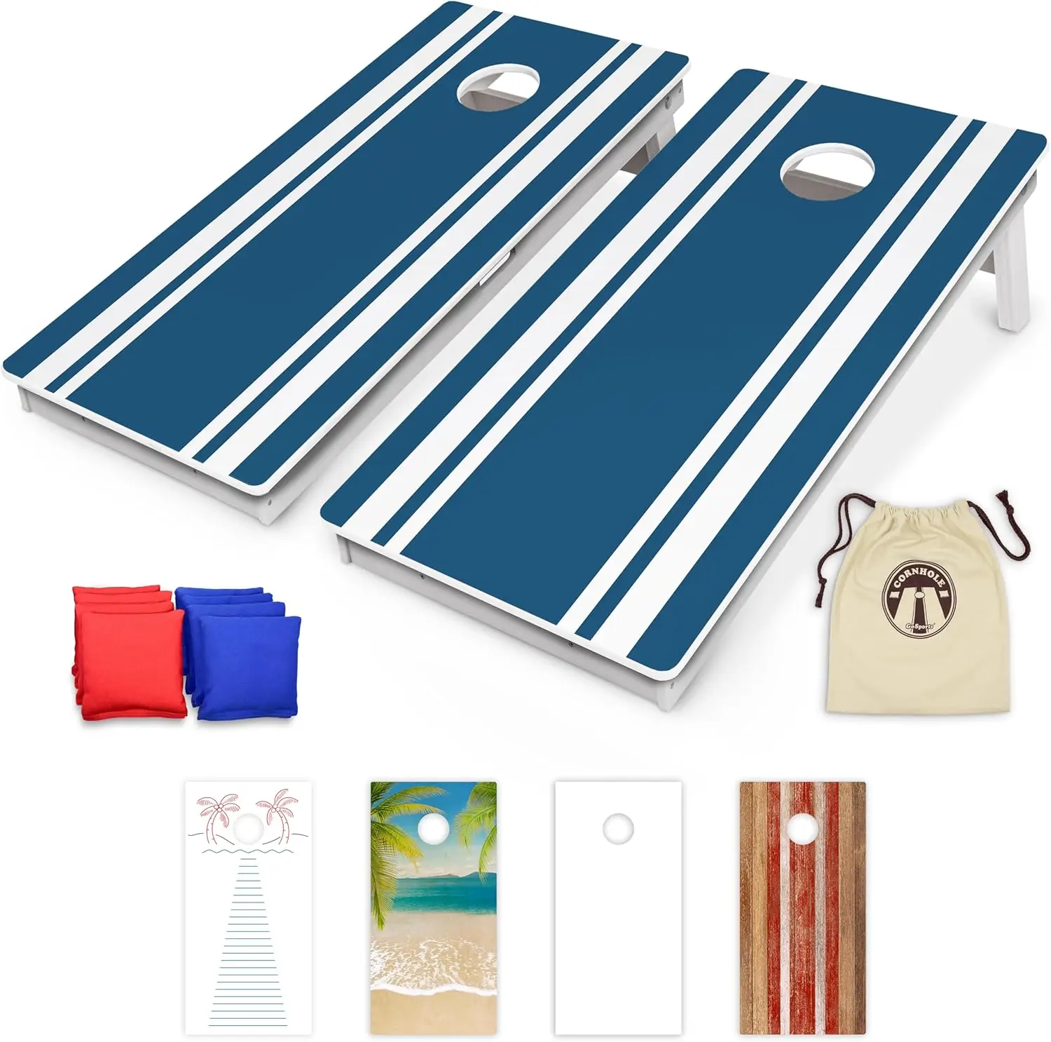 

4x2 ft Regulation Cornhole Set – All-Weather Durable for Backyard, Tailgate, Outdoor Party