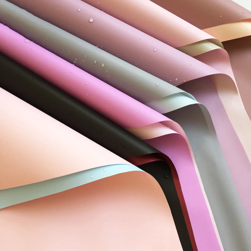 

20 шт., оберточная бумага для цветов, двухцветная упаковочная бумага для подарков, букетов, свадьбы, дня рождения, дня матери, флориста, упаковочная бумага, декор