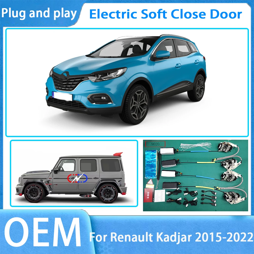 for Renault Kadjar 2015-2022 OEM Car Soft Close Door System Automatic Electric Auto Pull Power Latch Power Closing Quiet
