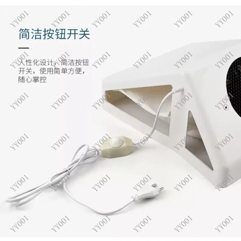 Manicure Dust Vacuum Cleaner Adjustable Speed High Power for Nail Salon