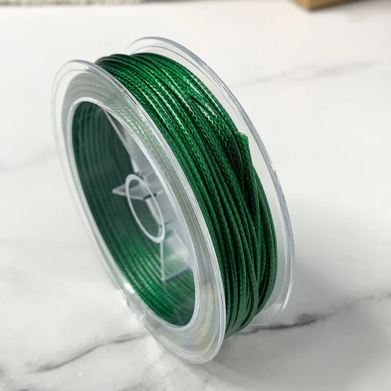 0.5/1/1.5/2/3MM LineWaxed Cord Cotton Thread String Strap Necklace Rope Bead Bracelet for DIY Jewelry Making Supplies image 6