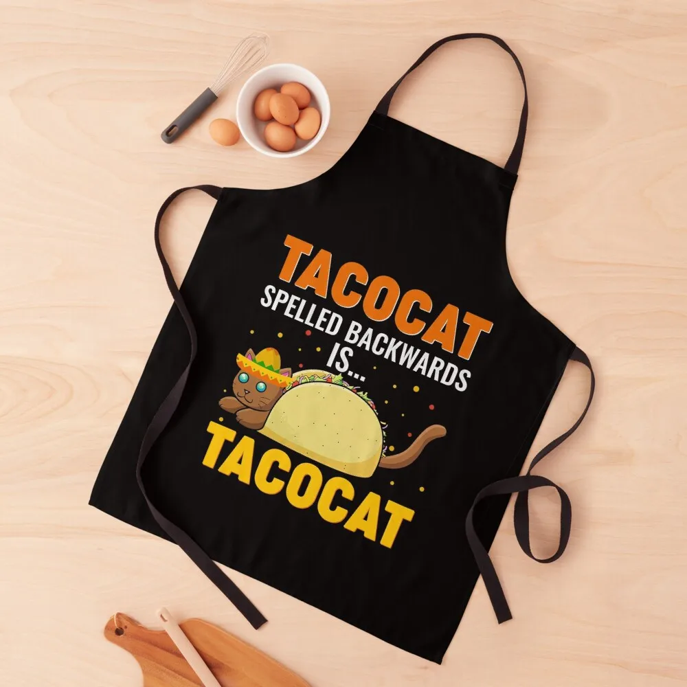 

Tacocat Spelled Backwards is Tacocat Apron Kitchen Tools Accessories Kitchen And Household Goods Kitchen Aprons For Men