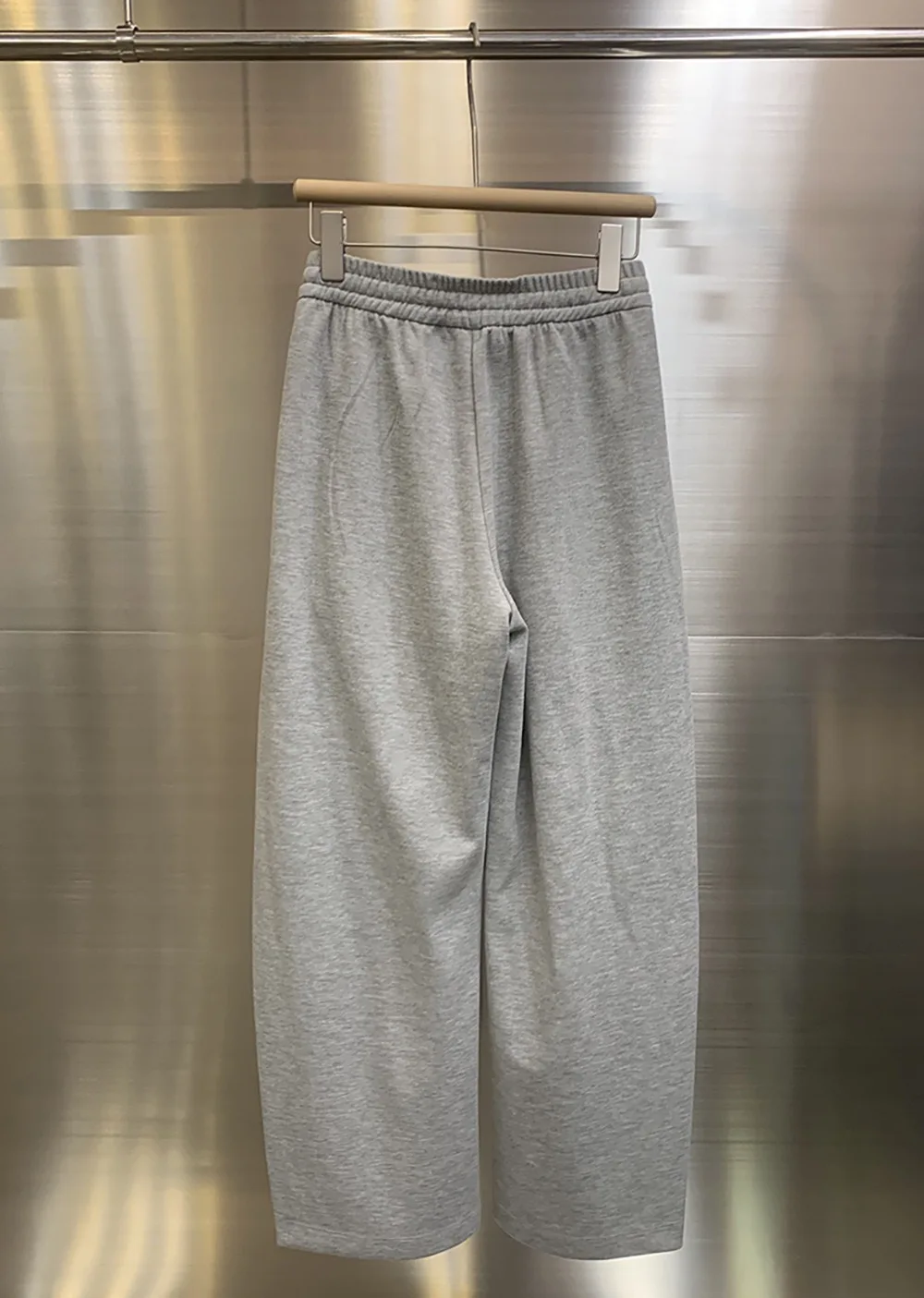 Herbst 2025 Lässige Sportliche Dstring-Hose mit Elastischem Bund, Asymmetrischer Hoher Taille und Geradem Bein, Premium-Damenhose