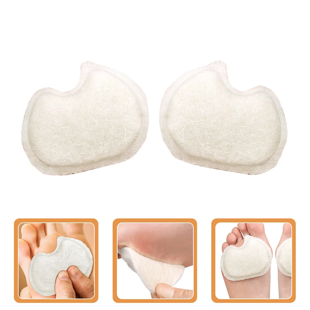 

1Pair Breathable Felt Forefoot Cushion Professional Metatarsal Pads Comfortable Adhesive Foot Pads for Callus Bunion Pressure