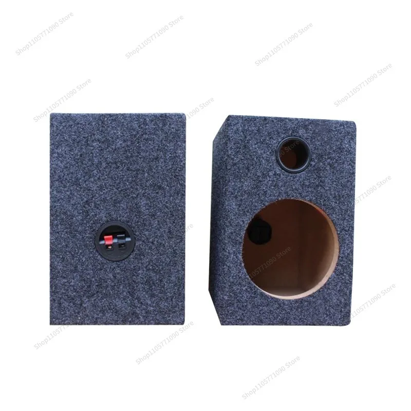 For 6.5 Inch Speaker Square Wooden Enclosure, Empty Subwoofer Box Pair Thickened