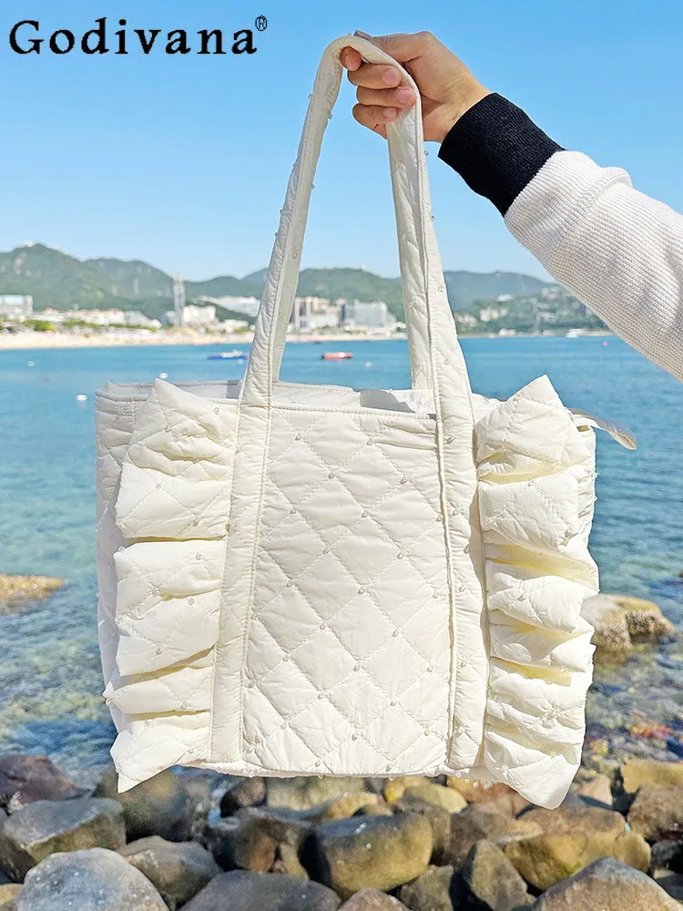 

Japanese Original 2026 New Casual Light Weight Tote Bag Daily Commuter Student Versatile Large-capacity Shoulder Bag for Women