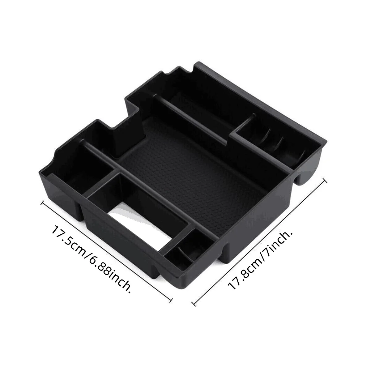 FOR Jaguar XF 2008-2015 Center Console Organizer car Accessories Car supplies Material Insert Secondary Armrest Storage Box