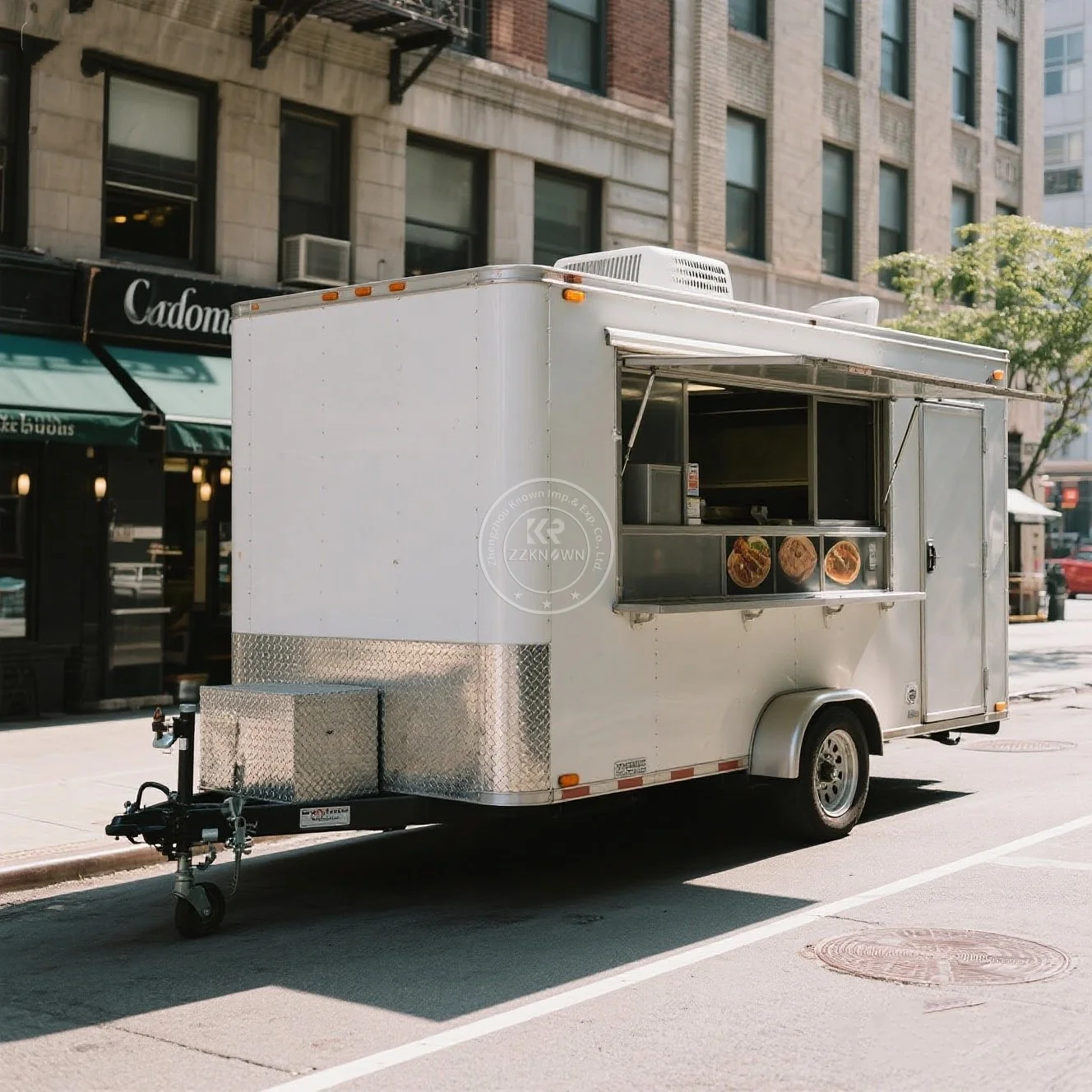 

2025 NEW Grill Food Truck Outdoor Mobile Kitchen Fully Equipment Ice Cream Cart Hot Dog Pizza BBQ Trailer Custom Food Trailer