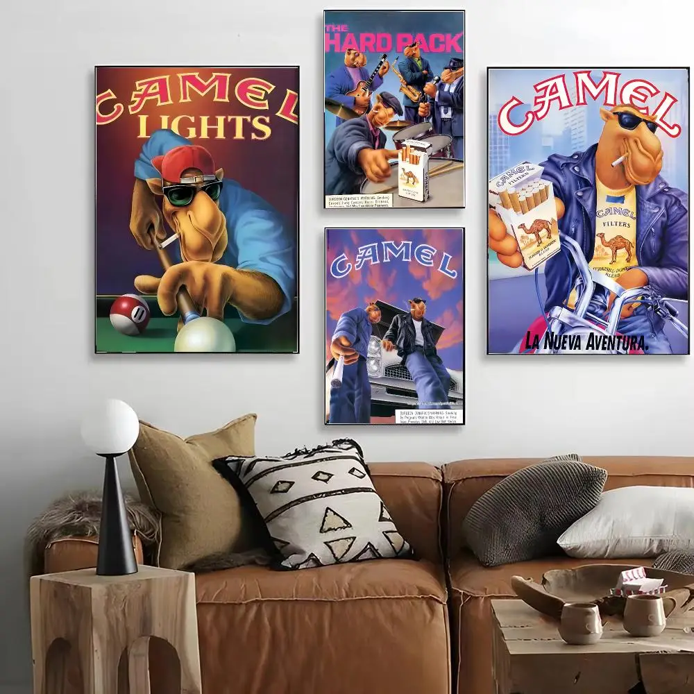 Classic Brand C-Camel Poster HD Art Decorative Wall Art Waterproof Home Décor for Living Room Bedroom Café Stylish Gift