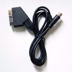 Real RGB Scart Cable TV Lead for Sega Saturn