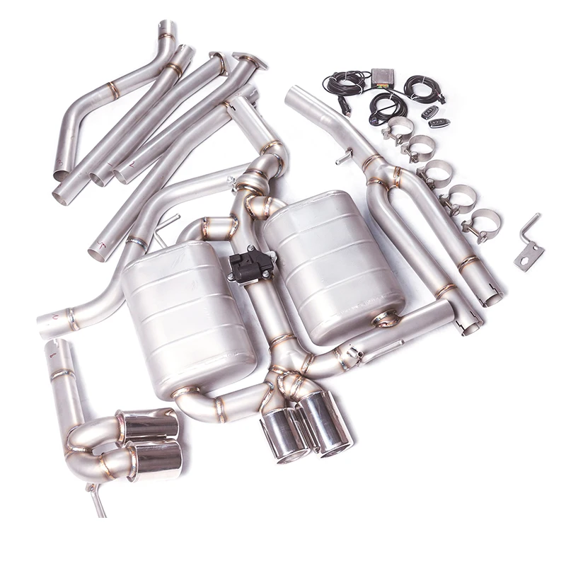 

[L]The Valve Muffler Exhaust System is compatible with the cat-back exhaust system of the BMW 330i E93 n53