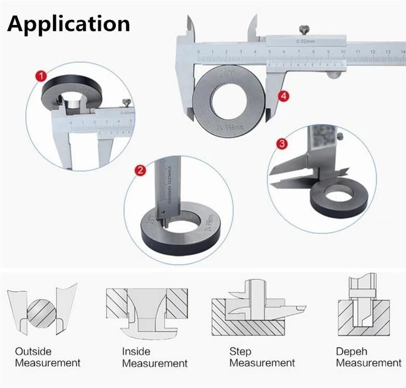 Mitutoyo Vernier Precision 0.02mm 6 \