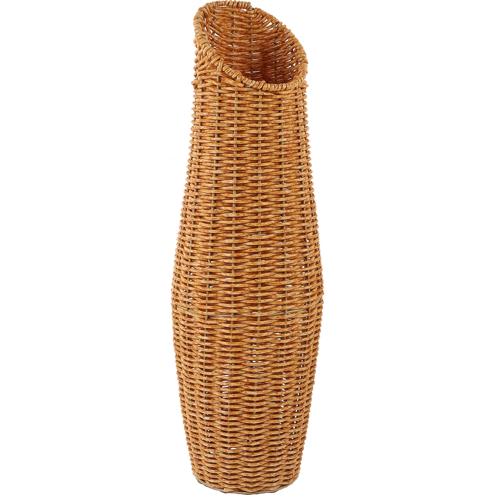 Flower Basket Rattan Vase Bride Woven Indoor Plant Pots Plastic Vases Tall Fake