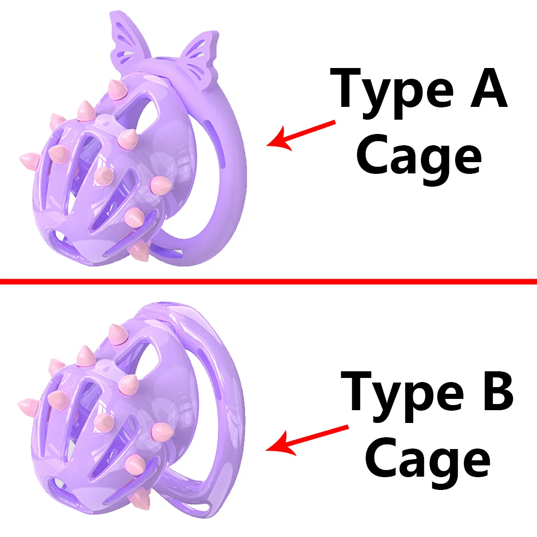 Chastity Cage with 4 Size Rings Penis Cage CB Lock Sissy Cock Cage Assistive Device with Catheter Sexy Toys for Men Erotic정조대18 view 4