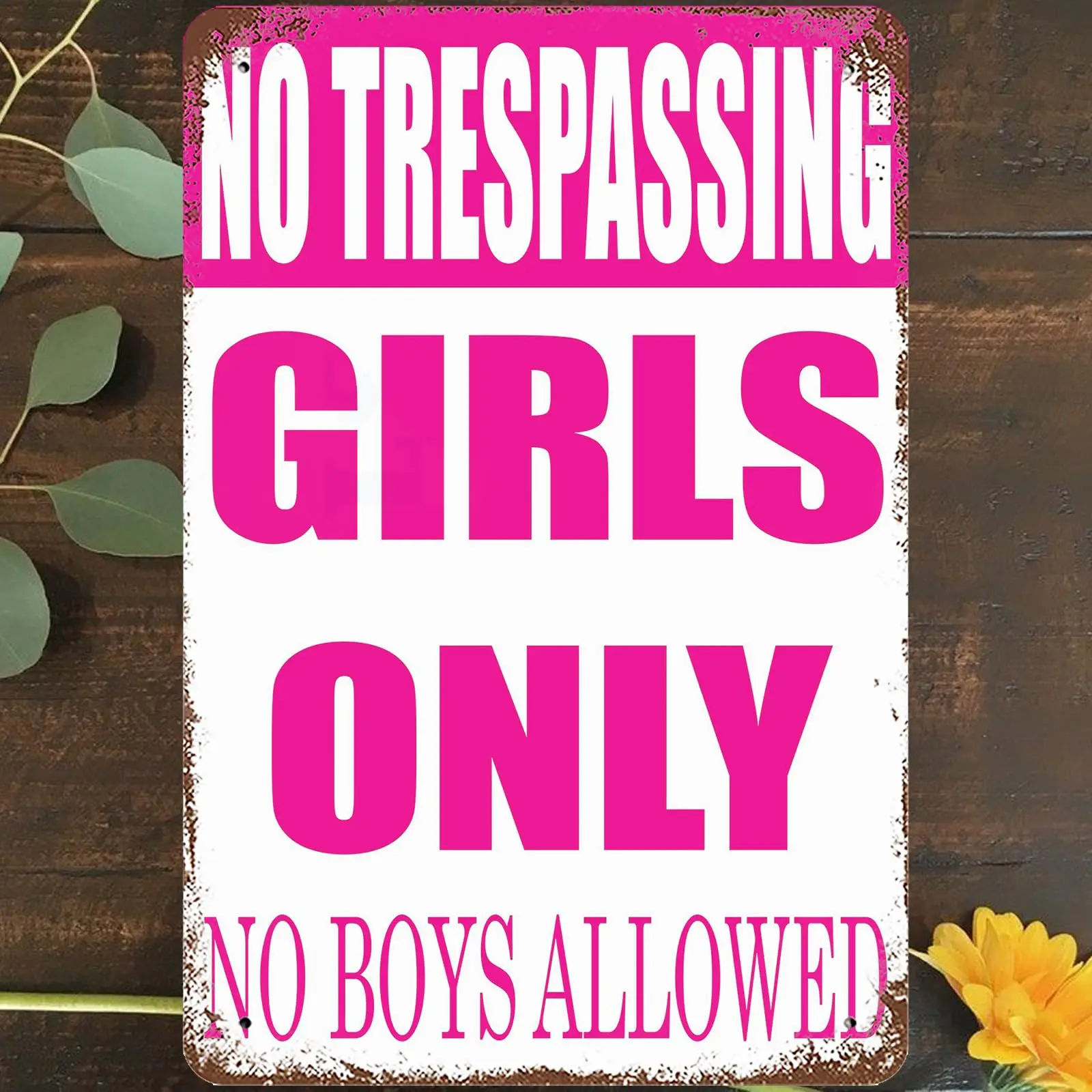 Vintage Metal Tin Sign 8