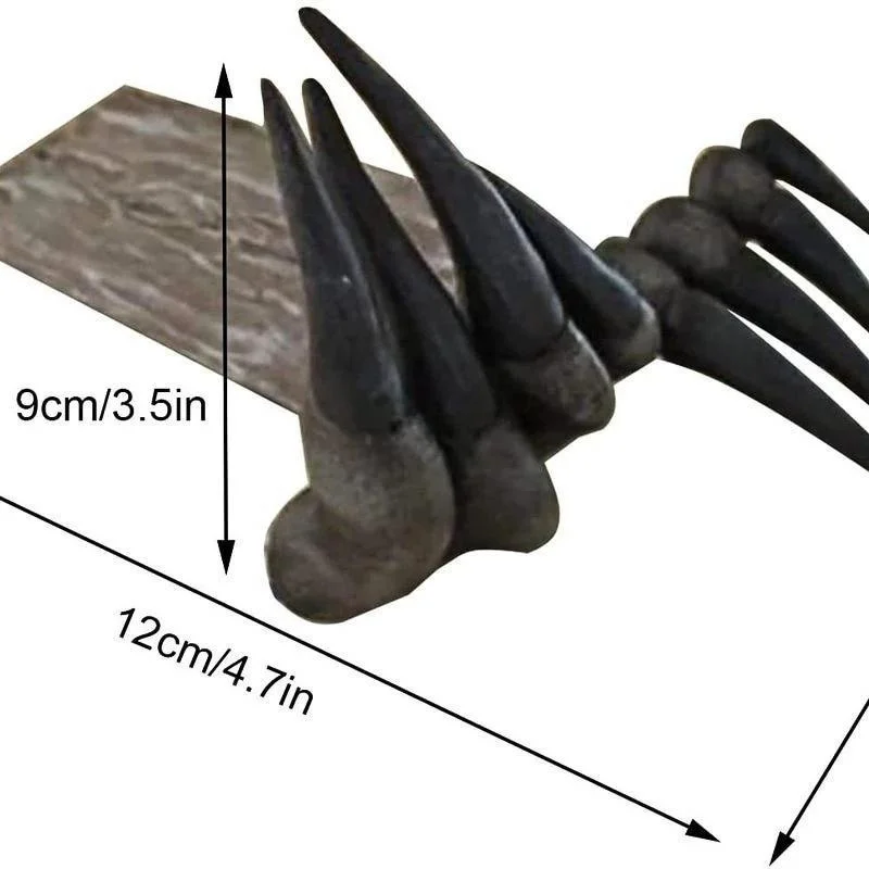 Adult Thriller Demon Hand Halloween Horror Demon Hand Bookmark Devil Paw Resin Crafts Desktop Decoration Bookmark Ornament image 5