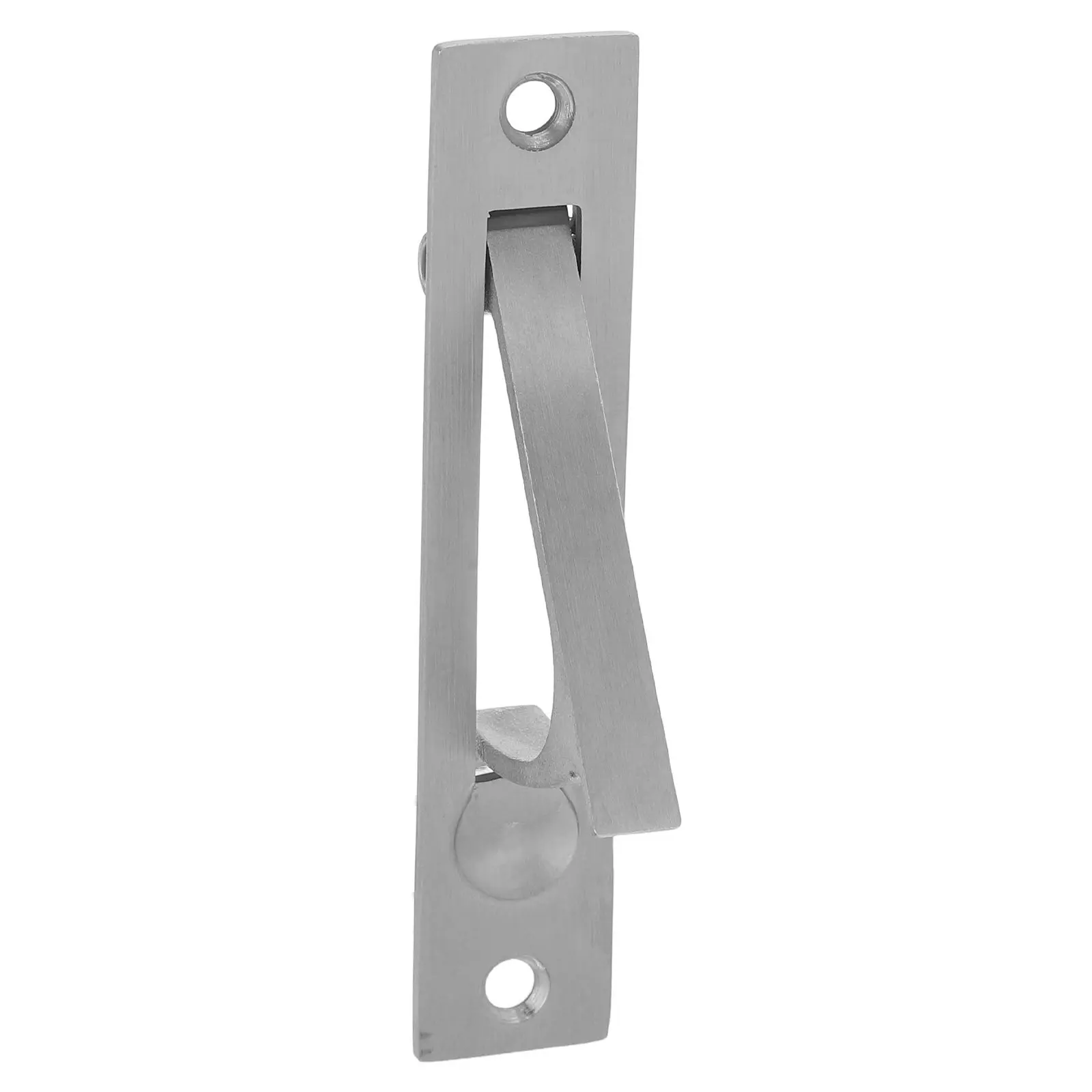 Stainless Steel Pocket Door Pull Handle Recessed Edge Flush Pull Hidden Finger Sliding Door Hardware Modern Silver