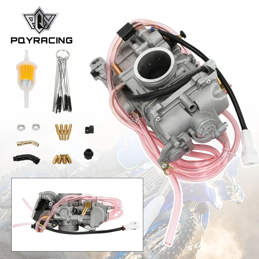 

Алюминиевый карбюратор для Yamaha WR400F/WR426F, система подачи топлива 5TG-14101-00-00, замена для Keihin FCR40 FCR 40 мм, плоский боковой карбюратор