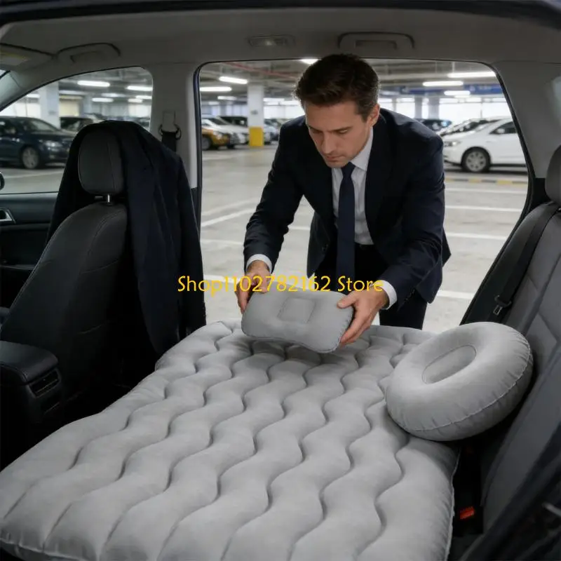 

547B Heavy Duty SUV Air Mattress 600lbs Capacity Waterproof Inflatable Travel Bed Perfect for Family Camping