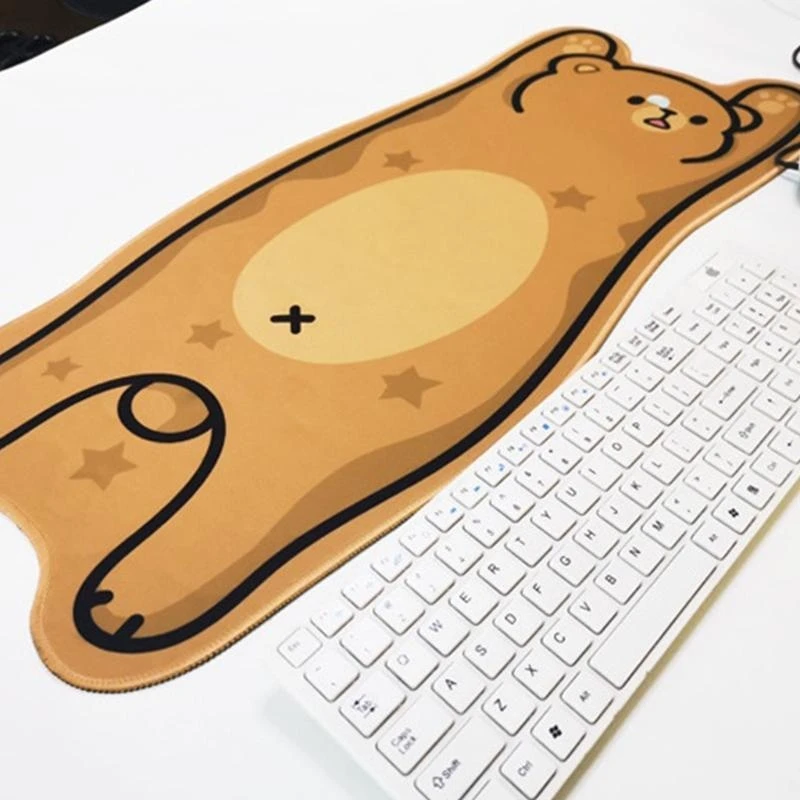 رسم كاريكاتوري لطيف وسادة الماوس الماوس لوحة جميلة الماوس حصيرة الراحة المحمولة المطاط