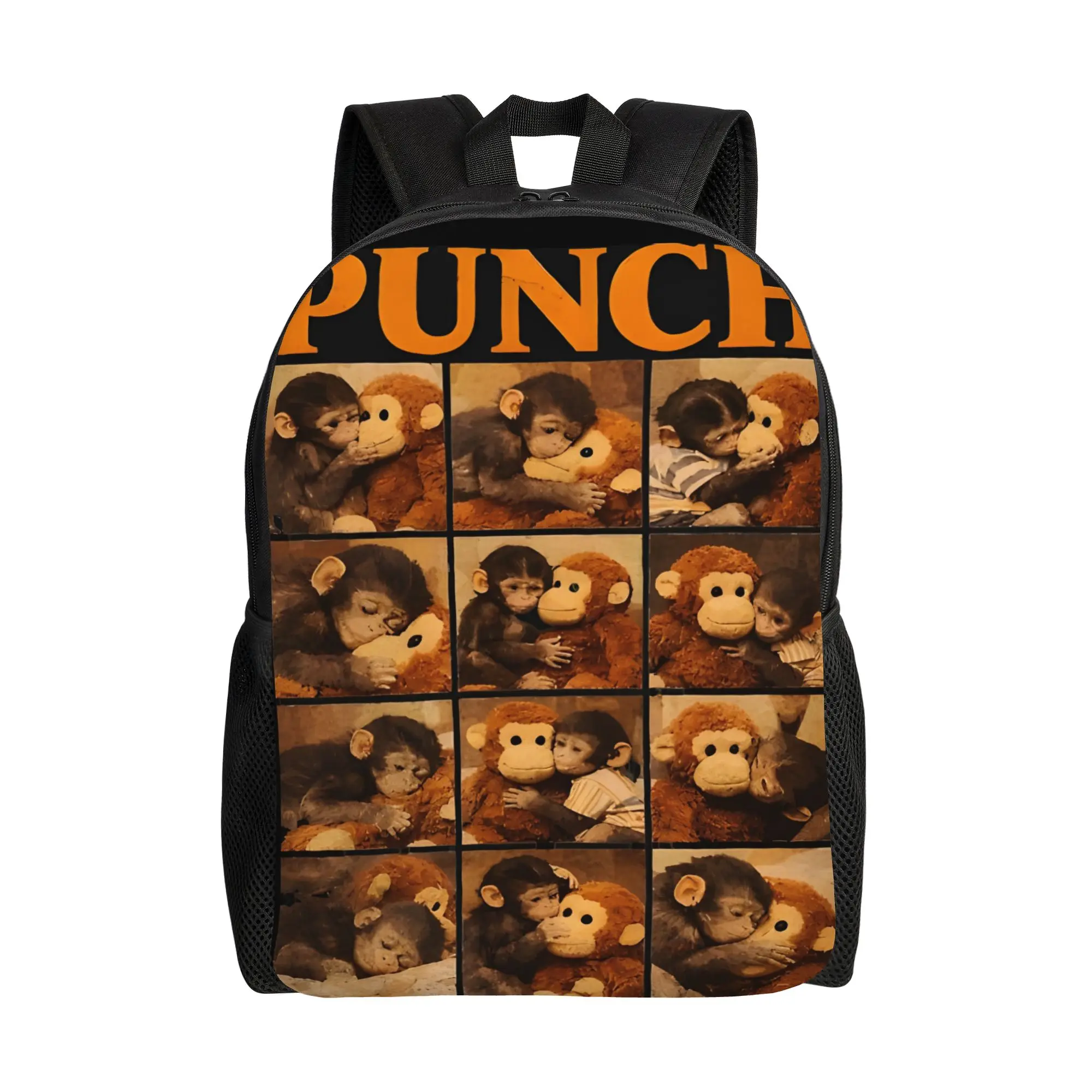 

1Piece Backpack Punch Monkey Cute Monkey New School Year Laptop Bag Outdoor Birthday Gift New Term Starts