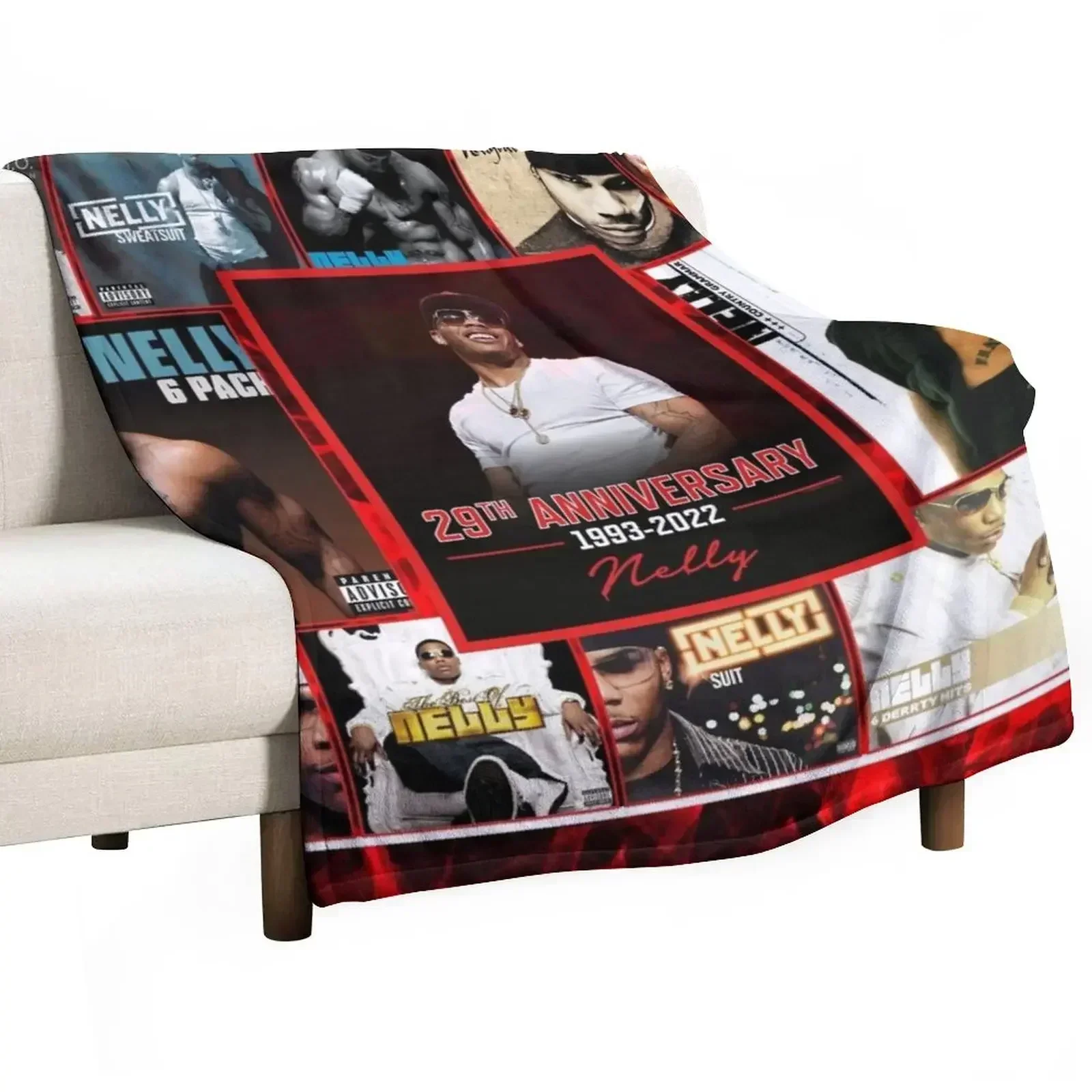 Greatest Albums 29th Anniversary 1993-2022 with Signature Throw Blanket Plush Summer Decorative Beds Bed linens Blankets